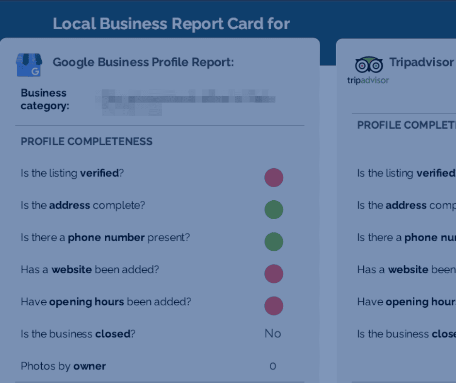 Request a Personalized Report Card